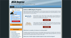 Desktop Screenshot of msndegree.com